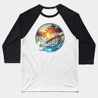 Pandemic Moon- Shine Electric Sunset Baseball T-Shirt